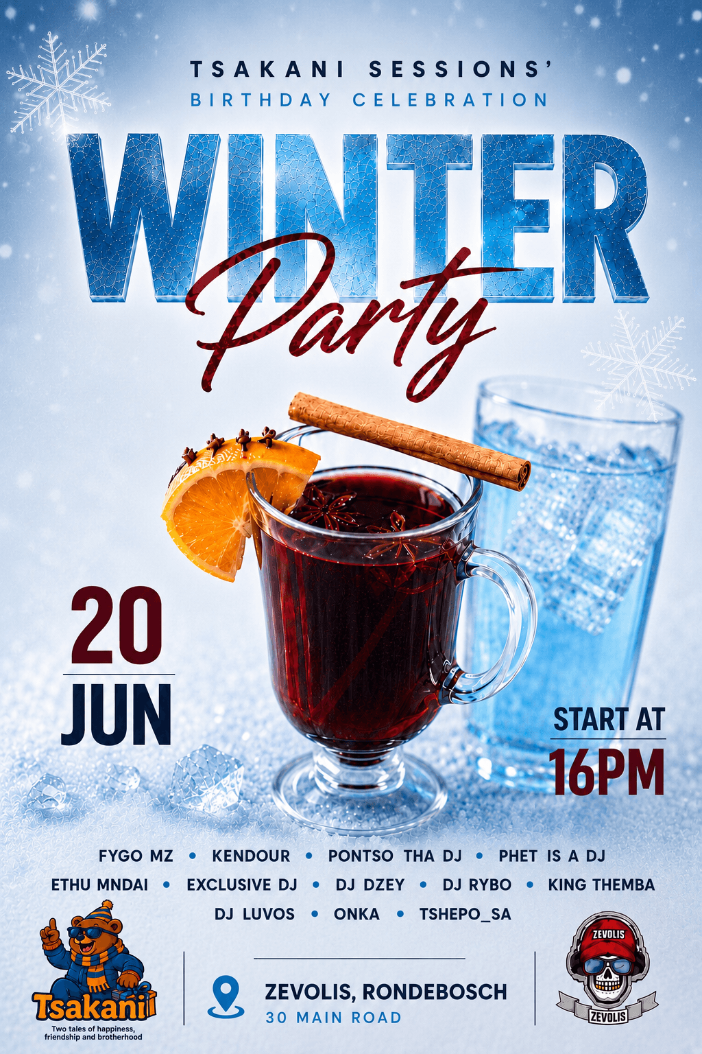Tsakani Sessions Winter Party